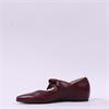 Wonders Triana Hidden Wedge Bow Pump - Burgundy Leather